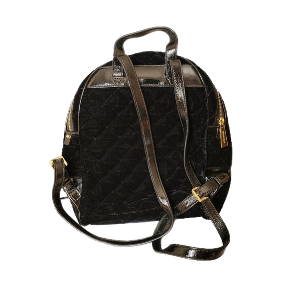 Michael Kors Rhea Zip Backpack Black Velvet Quilted main image 6